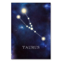 Constellation | Taurus | Numéro de table mariage