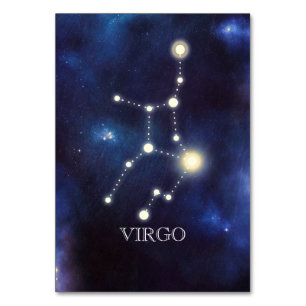 Constellation Vierge Numéro de table de mariag