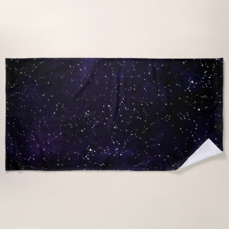 Constellations de l'hémisphère Nord Serviette de b