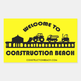 Construction Beach Aufkleber