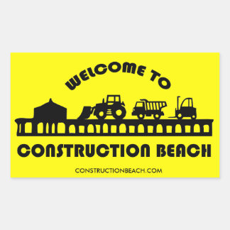 Construction Beach Aufkleber