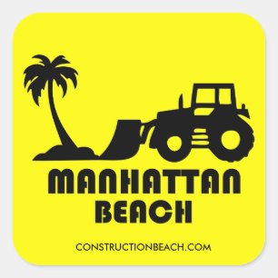 Construction Beach Aufkleber