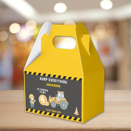 Construction Birthday Boy 4th | Truck Party  Geschenkschachtel