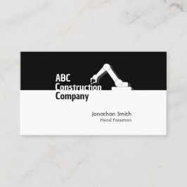 Construction Building Crane Business Card Visitenkarte