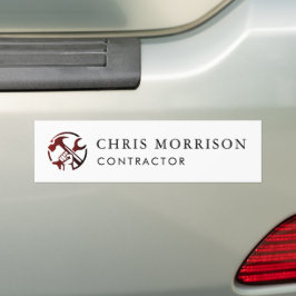 Construction Business Marketing Logo Autoaufkleber