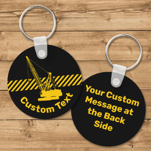 Construction Crane Keychain Schlüsselanhänger