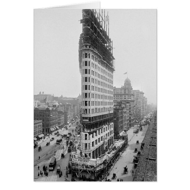 Construction du Flatiron Building, 1902 (Devant)