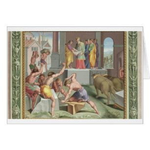 Construction du temple de Solomon, illustration de