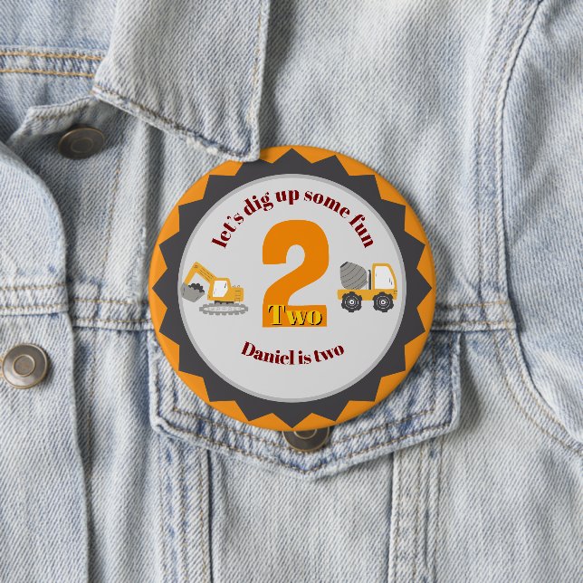 Construction Dump Truck Button (Beispiel)