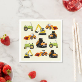 Construction Dump Truck Serviette