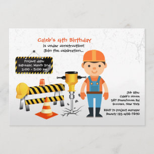 Construction en cours Invitation