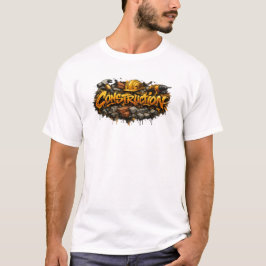 Construction Graffiti Style Grunge Street Art T-Shirt