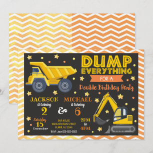 Construction Invitation Anniversaire Conjointe Frè