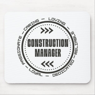Construction Manager Mousepad