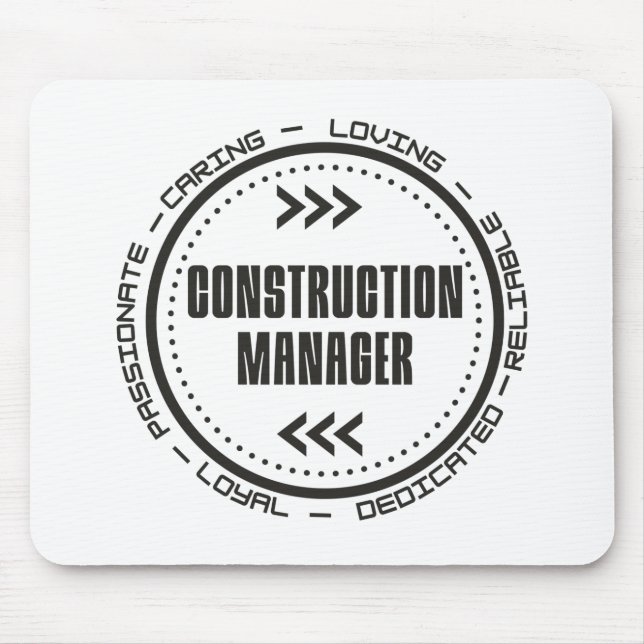 Construction Manager Mousepad (Vorne)