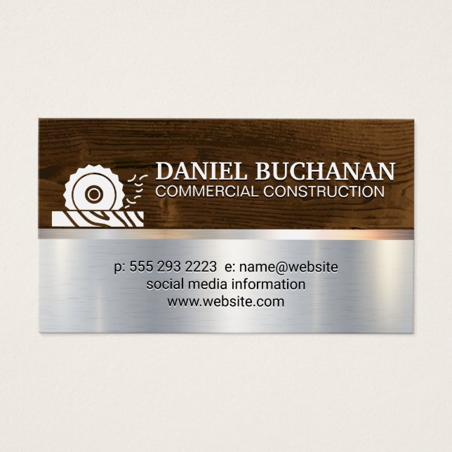 Construction | Scie circulaire métallique en bois (Devant)