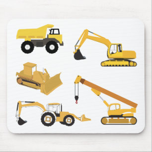 Construction Trucks Mousepad