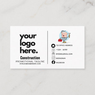 Constructition Carte de visite Professional Logo D