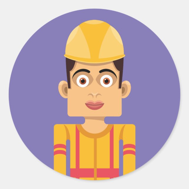 Constructor Runder Aufkleber (Vorderseite)