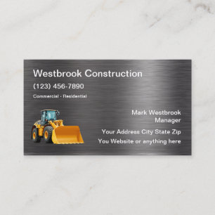 Construire des Cartes de visite modernes uniques