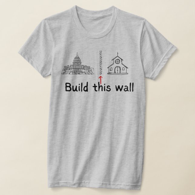 Construisez cette église du mur et le T-shirt de l (Poser)