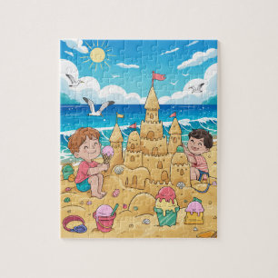 Construisez votre Puzzle de Château de Sable de Pl