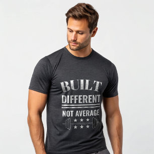 Construit Différemment Pas de T-Shirt de Gym Moyen