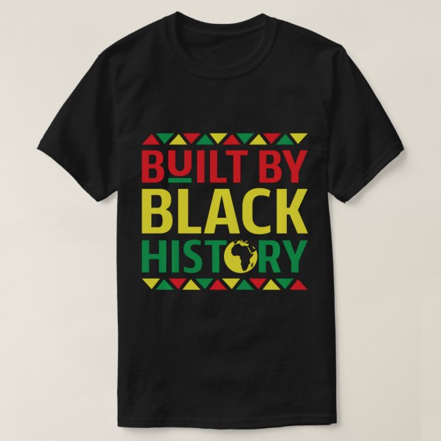 Construite par Black History hotte Sweat - shirt à (Design devant)