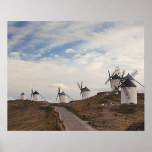 Consuegra, alte Windmühlen von La Mancha Poster