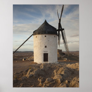 Consuegra, antike Windmühlen La Mancha Poster