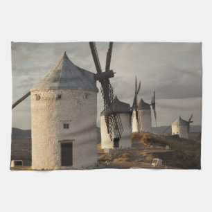Consuegra, antike Windmühlen von La Mancha Geschirrtuch