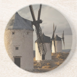 Consuegra, antike Windmühlen von La Mancha Getränkeuntersetzer