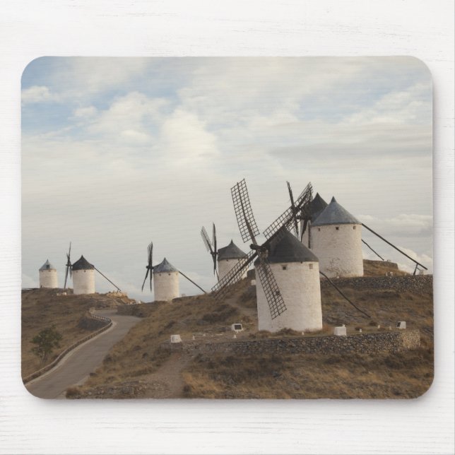 Consuegra, antike Windmühlen von La Mancha Mousepad (Vorne)