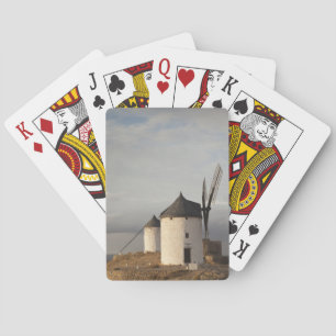 Consuegra, antique La Mancha windmills Spielkarten