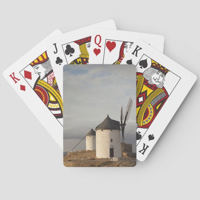 Consuegra, antique La Mancha windmills Spielkarten (Rückseite)