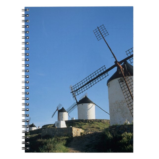Consuegra, La Mancha, Spanien, Windmühlen 2 Notizblock (Vorderseite)