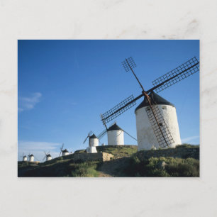 Consuegra, La Mancha, Spanien, Windmühlen 2 Postkarte