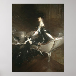 Consuelo Vanderbilt und Sohn Ivor, Giovanni Poster