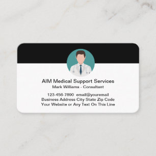 Consultant Médicale Cartes de visite de la santé