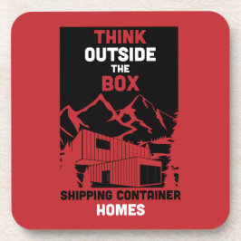 Container-Zuhause Getränkeuntersetzer