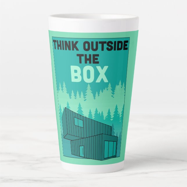 Container-Zuhause Milchtasse (Vorderseite)
