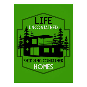 Container-Zuhause Poster