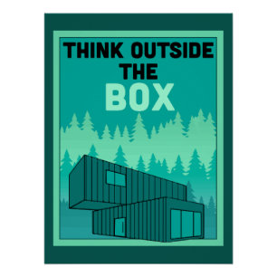 Container-Zuhause Poster