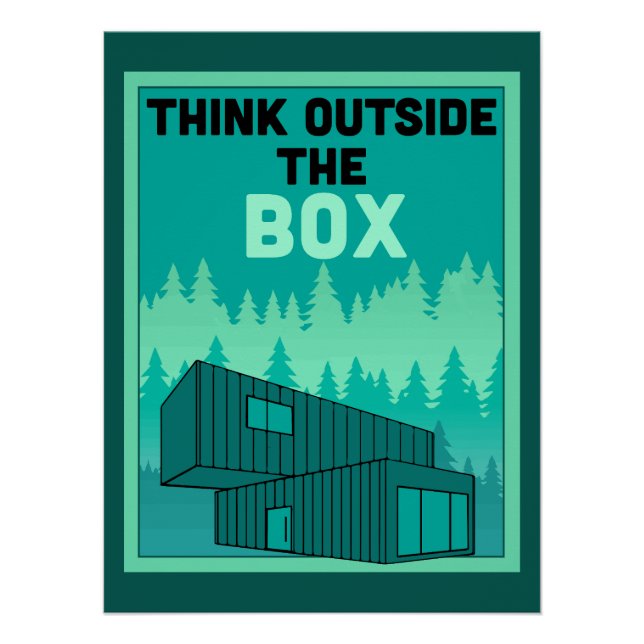 Container-Zuhause Poster (Vorderseite)