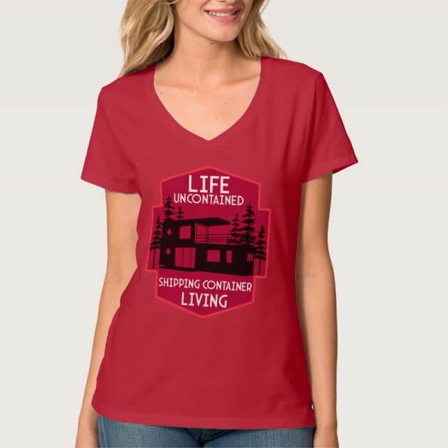 Container-Zuhause T-Shirt (Vorderseite)