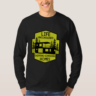 Containerarchitektur beim Versand T-Shirt