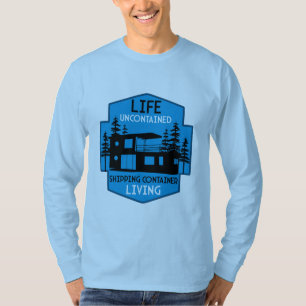 Containerarchitektur beim Versand T-Shirt