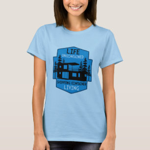 Containerarchitektur beim Versand T-Shirt