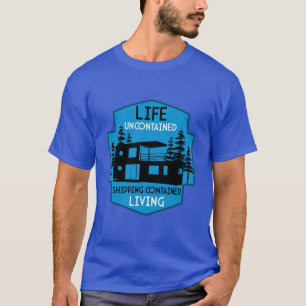 Containerarchitektur beim Versand T-Shirt