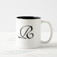 Conte de fées d'argent Monogramme Mug